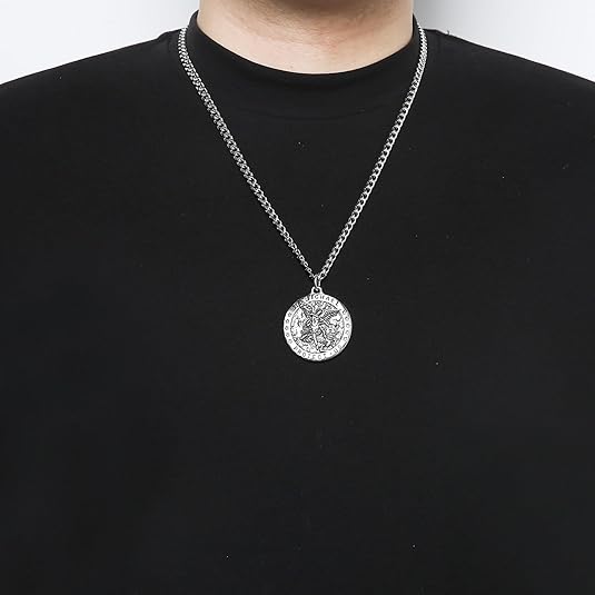 Meteorite Crater Pendant Necklace Michael The Archangel