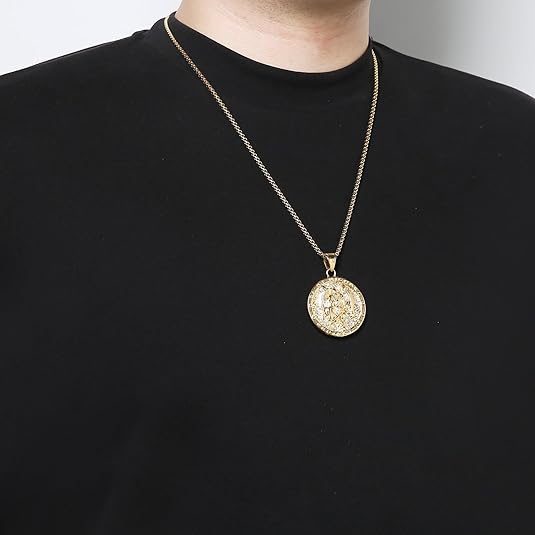 Meteorite Crater Pendant Necklace Michael The Archangel
