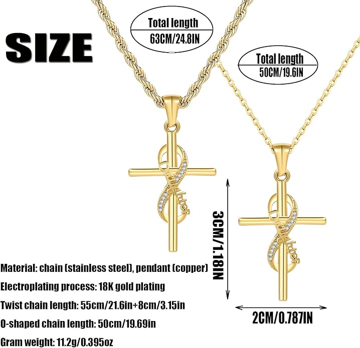 Faith Cross Necklace for Women