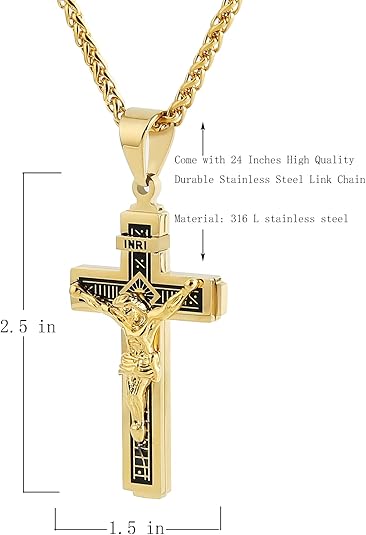 Necklace Jesus Crucifixes Pendant