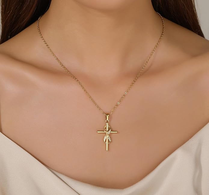 Faith Cross Necklace for Women