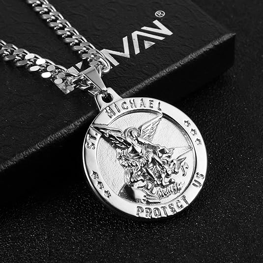 One color Pendant Necklace Michael The Archangel