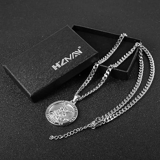 One color Pendant Necklace Michael The Archangel