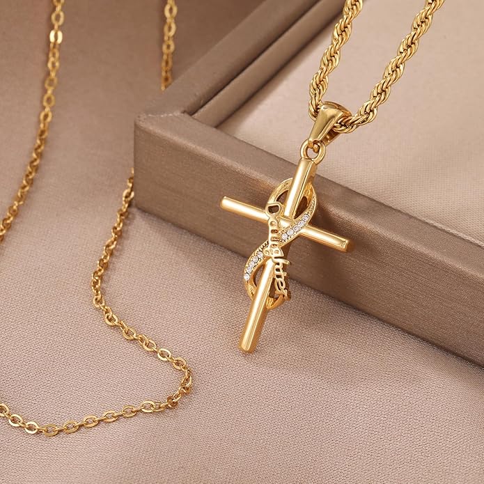Faith Cross Necklace for Women