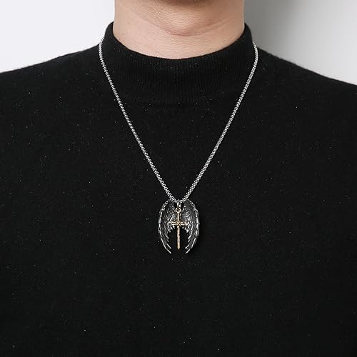 Wings Cross Necklace