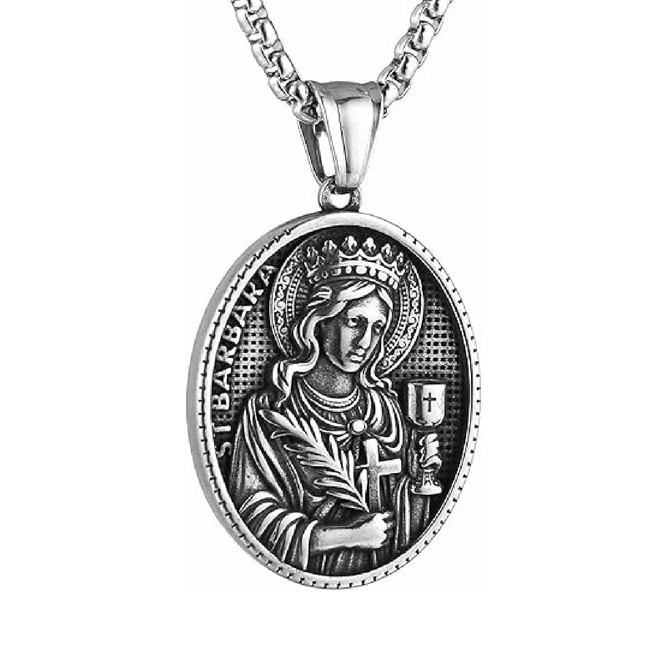 Necklace & Medal of Barbara