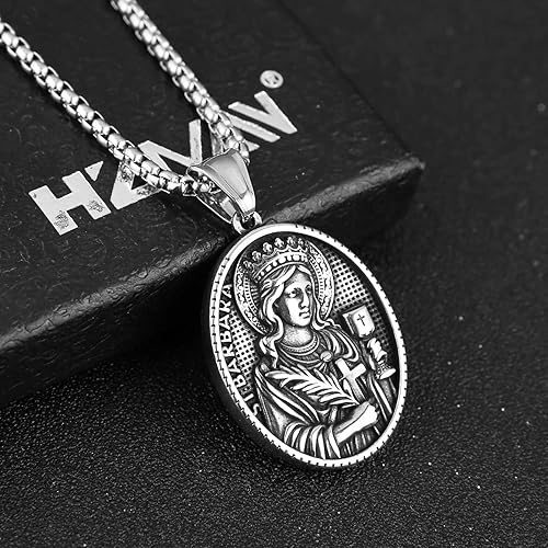 Necklace & Medal of Barbara