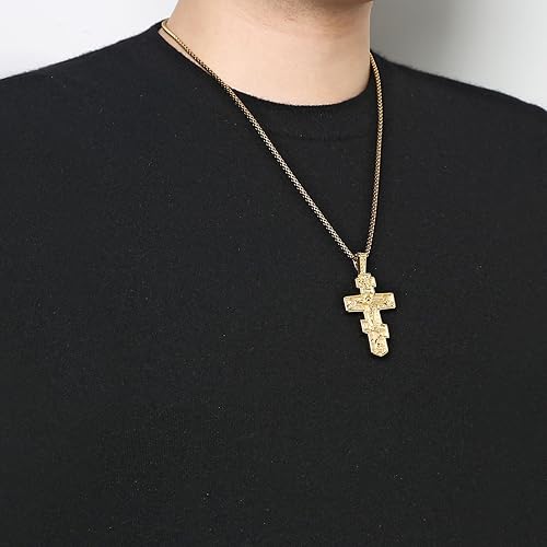 Orthodox cross pendant