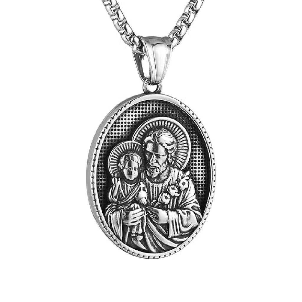 Necklace & Medal of Joseph & Jesus Polishing