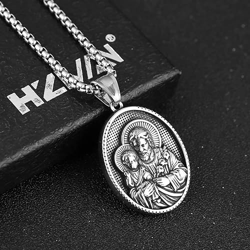 Necklace & Medal of Joseph & Jesus Polishing