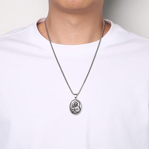 Necklace & Medal of Joseph & Jesus Polishing