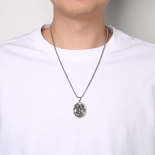 Necklace & Medal of Mary, Joseph & Jesus