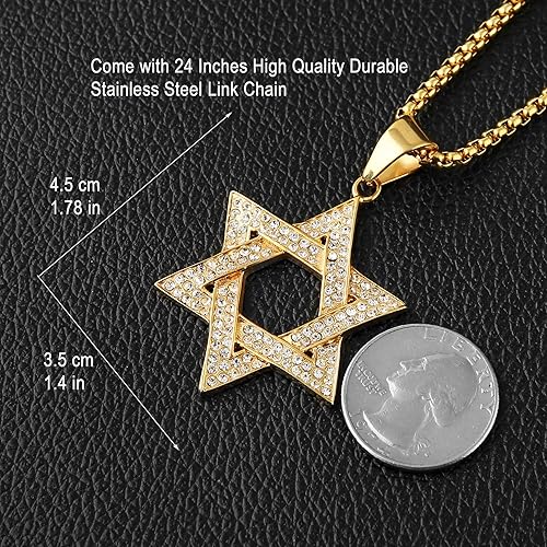 Necklace Star of David Pendant