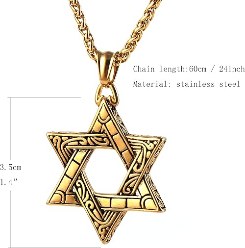 Star of David Pendant Necklace