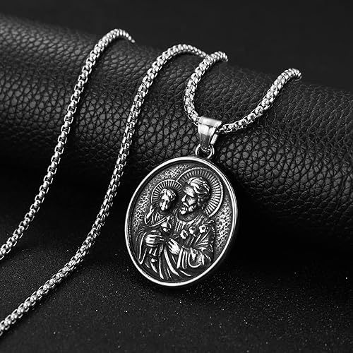 Necklace & Medal of Joseph & Jesus