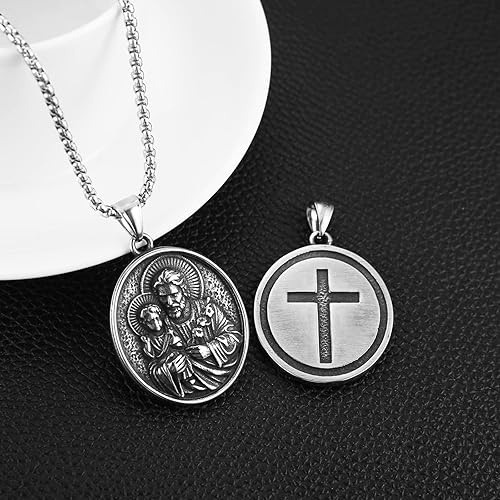 Necklace & Medal of Joseph & Jesus