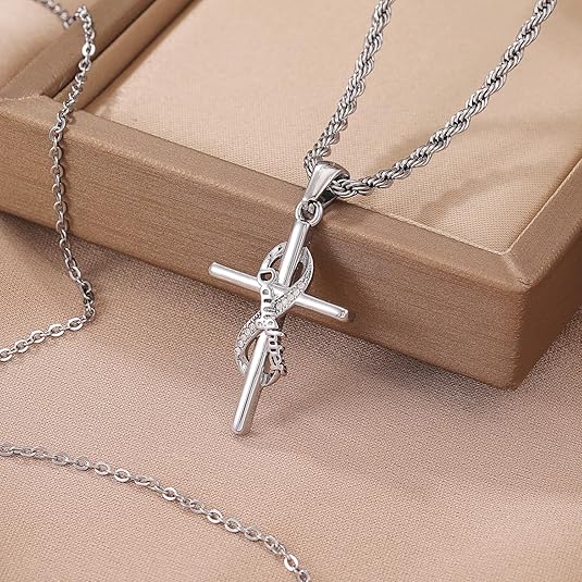 Faith Cross Necklace for Women