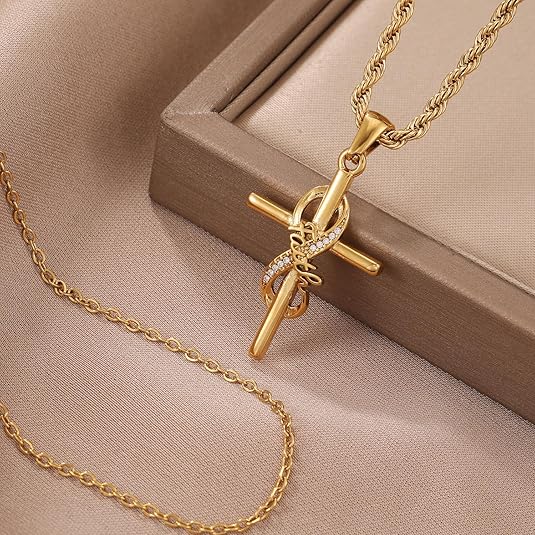 Faith Cross Necklace for Women