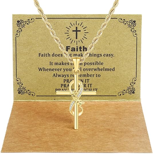 Faith Cross Necklace for Women