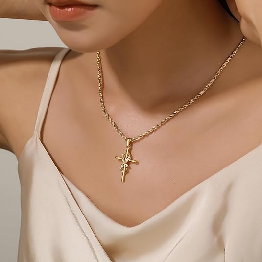 Faith Cross Necklace for Women