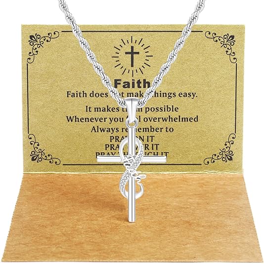 Faith Cross Necklace for Women