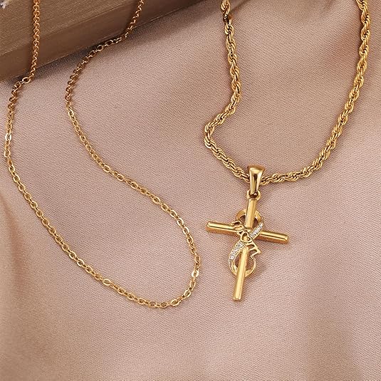 Faith Cross Necklace for Women