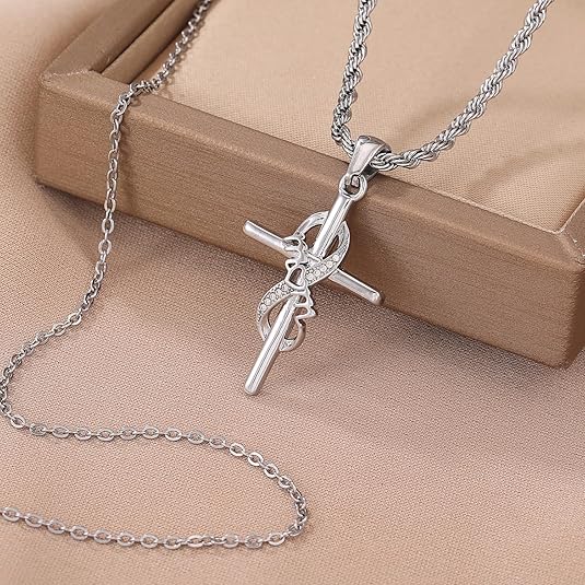 Faith Cross Necklace for Women