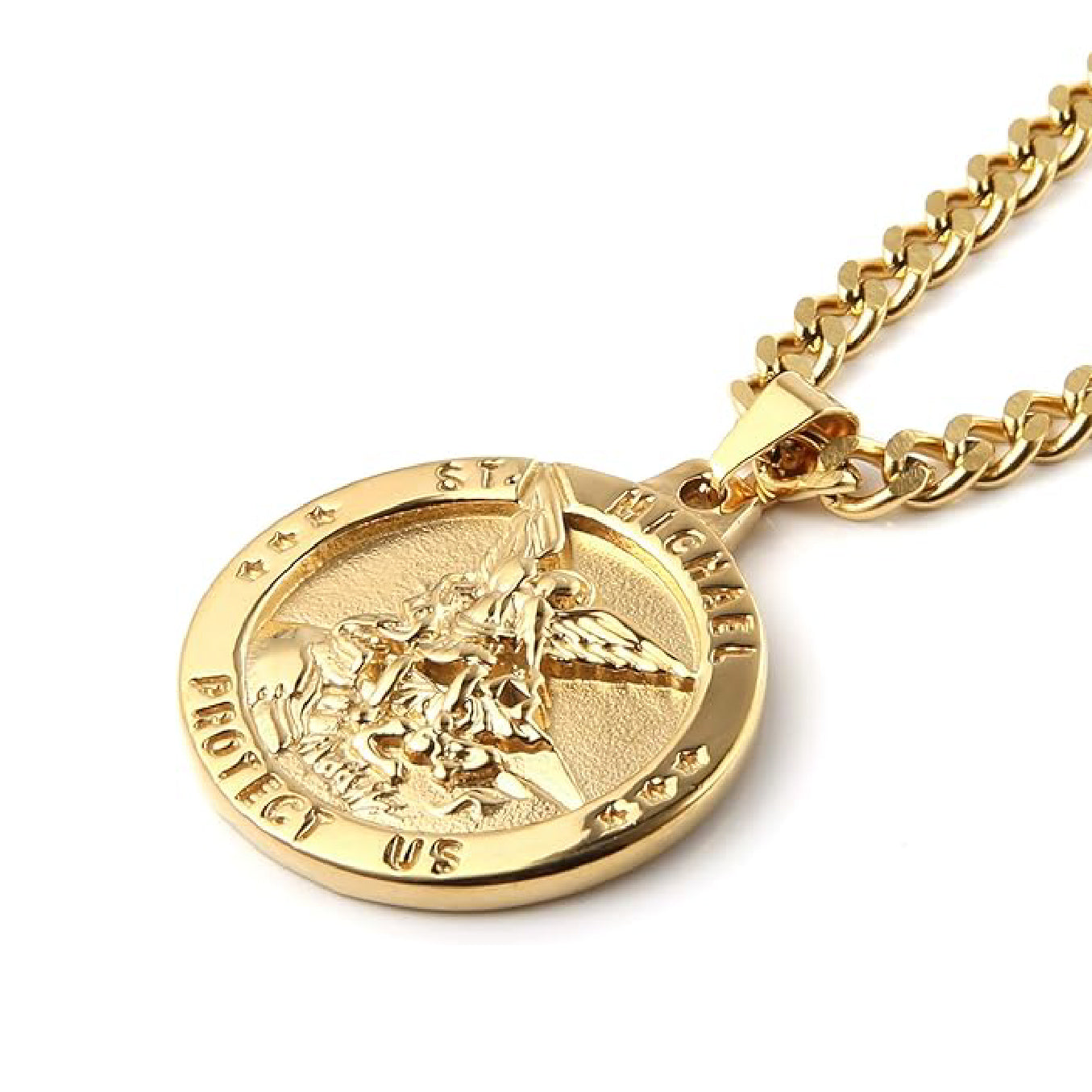 One color Pendant Necklace Michael The Archangel