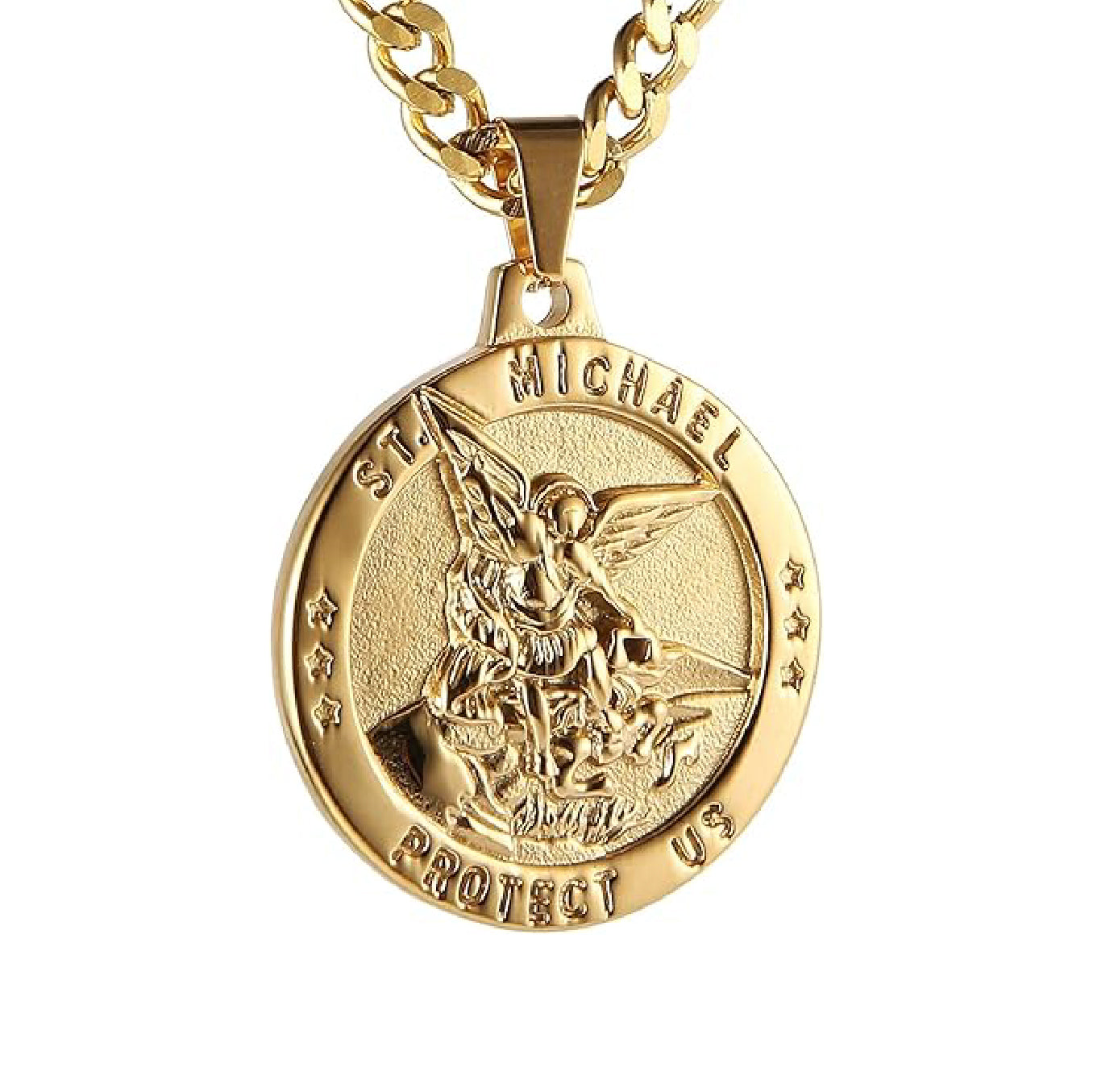 One color Pendant Necklace Michael The Archangel