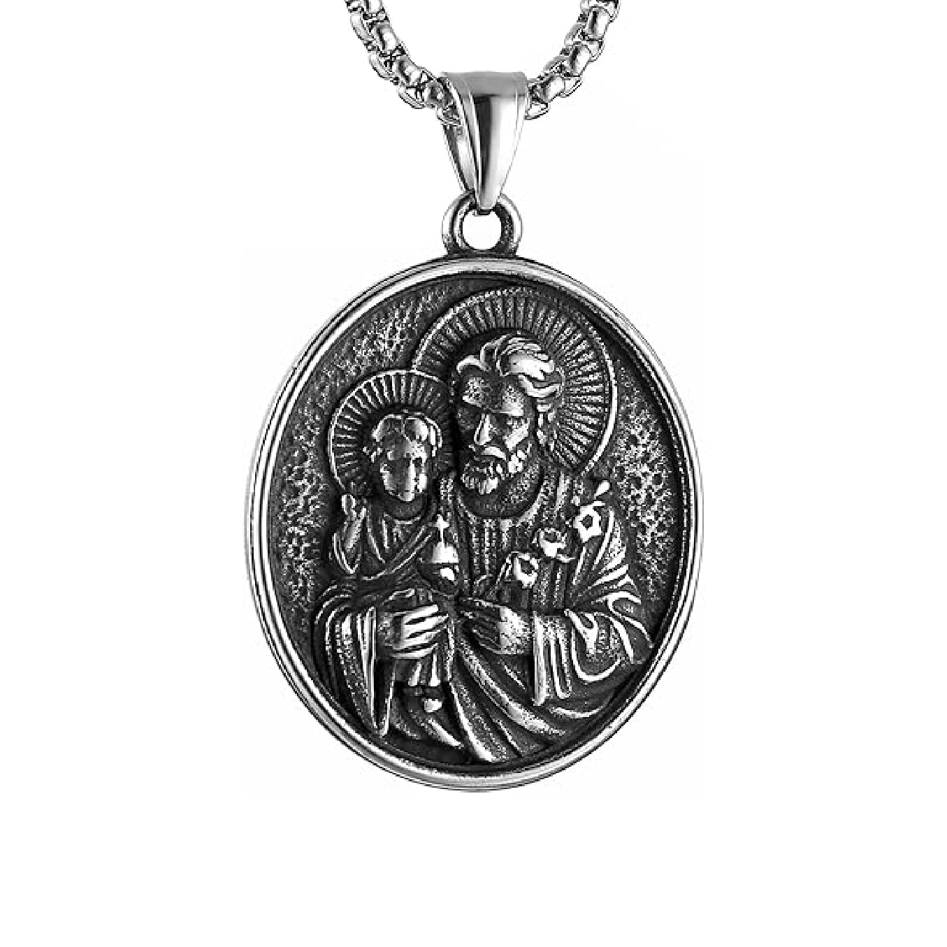 Necklace & Medal of Joseph & Jesus