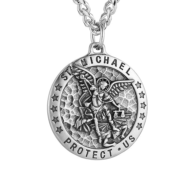 Meteorite Crater Pendant Necklace Michael The Archangel