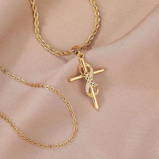 Faith Cross Necklace for Women